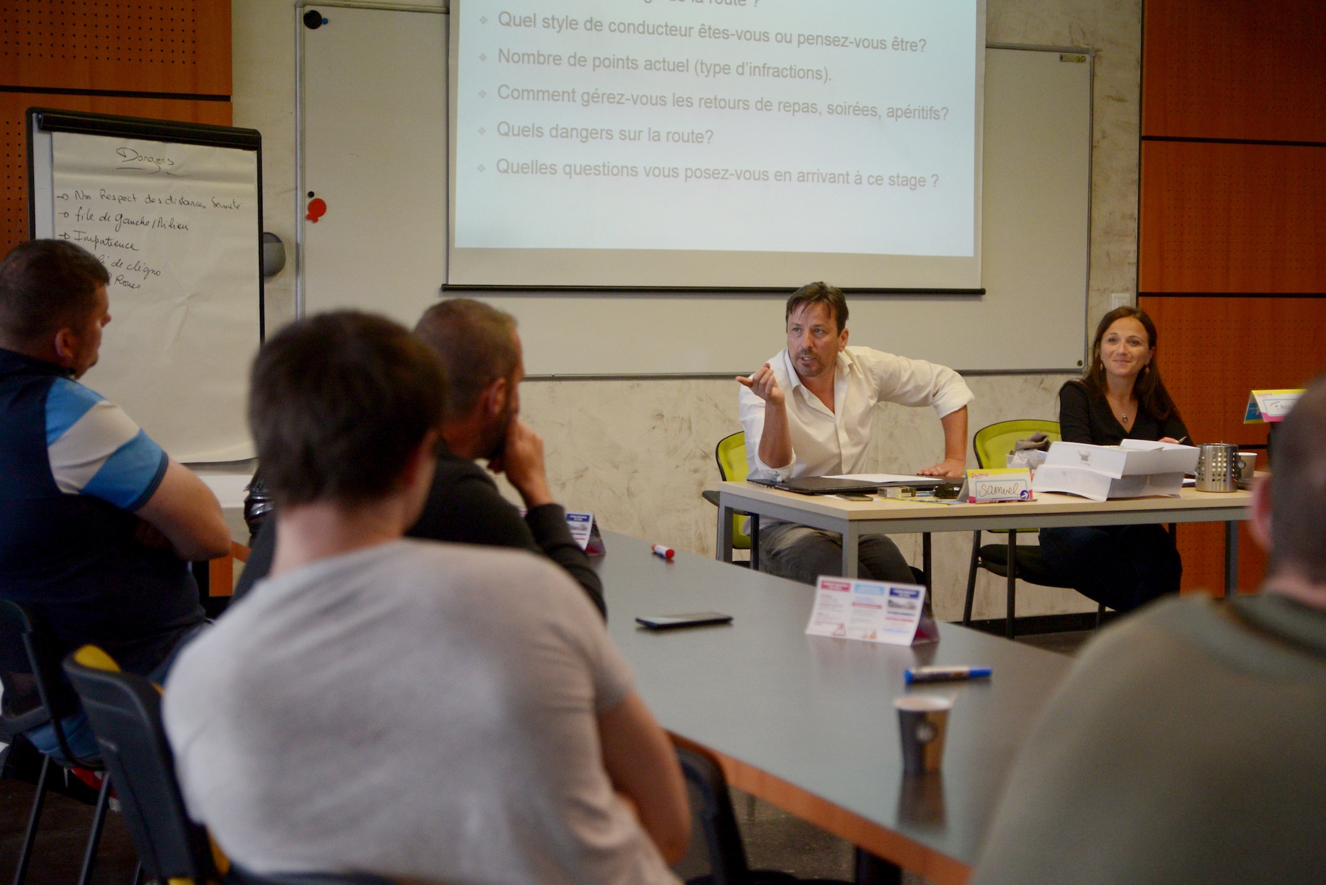 Cours en présentiel dans une salle - Campus Formation