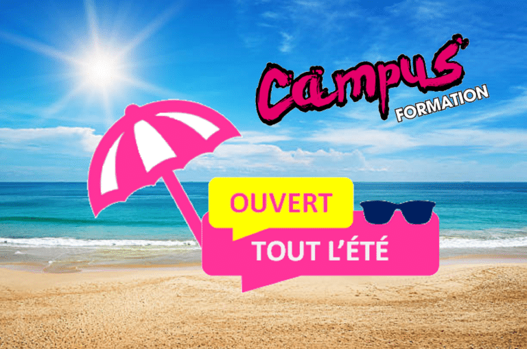CAMPUS FORMATION reste ouvert tout l&rsquo;été !