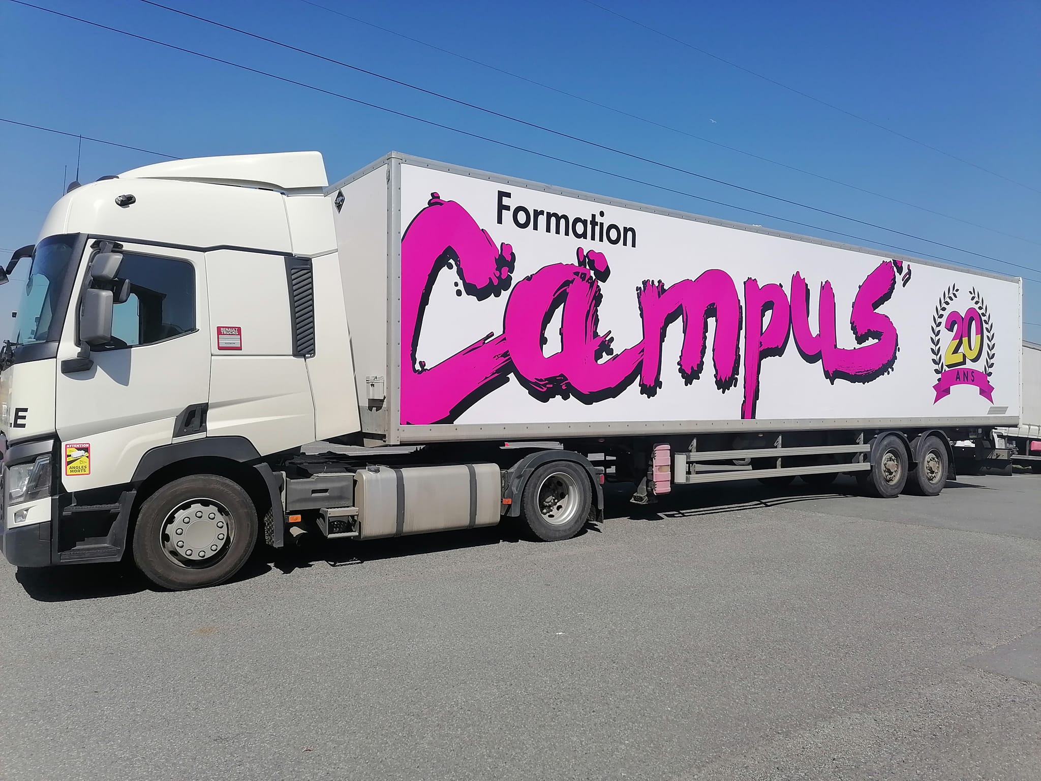 Poids lourds - parc de véhicules en propriété - Campus Formation